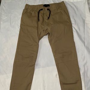 Khaki joggers for youth boys